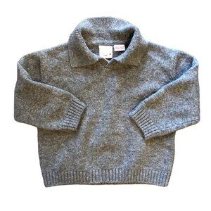 Zara Boys Sweater Collar Grey NWT